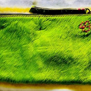 49 SQUARE MILES Bright Green Clutch